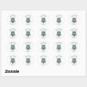 Sticker Rond Illustration de bug Picasso (Feuille)