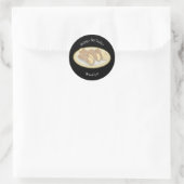 Sticker Rond Illustration de Cannoli (Sac)