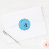 Sticker Rond Illustration de l'idole mauresque (Enveloppe)