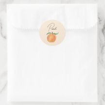 Illustration de pêche peinte mignonne
