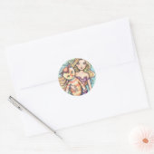 Sticker Rond "illustrations de molly harrison" (Enveloppe)