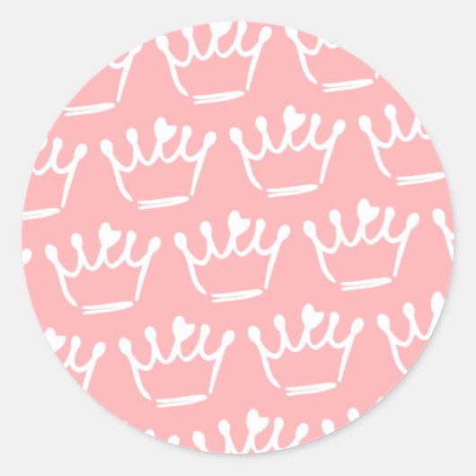 Sticker Rond Illustrations Tiara (Devant)