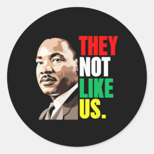 Sticker Rond Ils N'Aiment Pas Nous Histoire Du Mois Noir