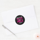 Sticker Rond Ils ne Bruit pas leur pole Baisers Danse (Enveloppe)
