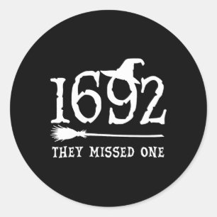 Sticker Rond Ils Ont Manqué Un Procès Féministe De Sorcière D'H