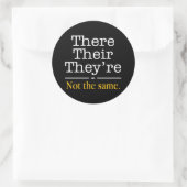 Sticker Rond Ils sont là. (Sac)