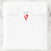 Sticker Rond Im Her Lobster Heart Couple Matching Gift Valentin (Sac)