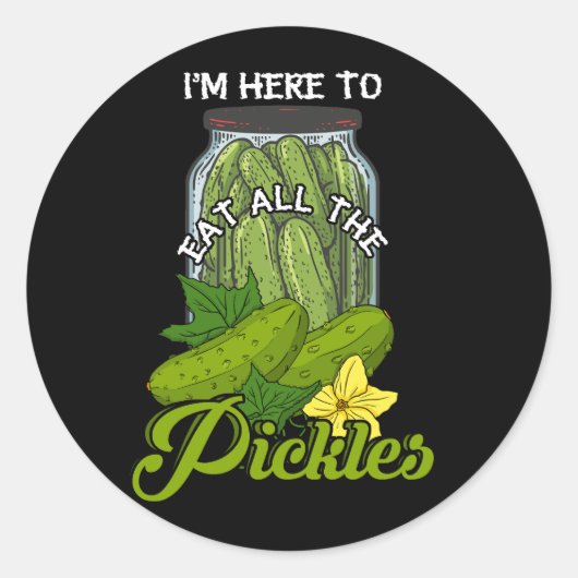 Sticker Rond I'm Here (Devant)