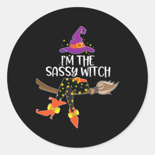 Sticker Rond Im Le Costume De Groupe De Correspondance De Sorci