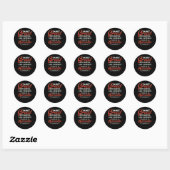 Sticker Rond I'm Not Great With Advice Can I Interest Sarcastic (Feuille)