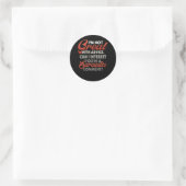 Sticker Rond I'm Not Great With Advice Can I Interest Sarcastic (Sac)
