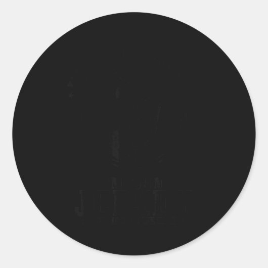 Sticker Rond I'm Not Yelling I'm From New Jersey Funny State Ma (Devant)