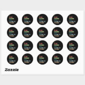 Sticker Rond I'm Wear Hearing Aids Please (Feuille)