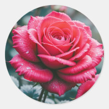 Image de fleur de rose rouge élégante