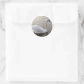 Sticker Rond Image de fond du cygne blanc (Sac)