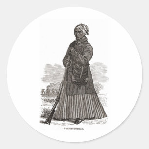 Sticker Rond Image de Harriet Tubman, avant 1869