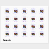 Sticker Rond Image du concours de dessin FA (2) (Feuille)