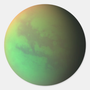 Sticker Rond Image infrarouge Titan