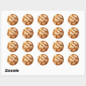 Sticker Rond Image Macaroon Cookie (Feuille)