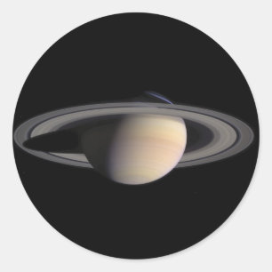 Sticker Rond Image merveilleuse de Saturn de la NASA