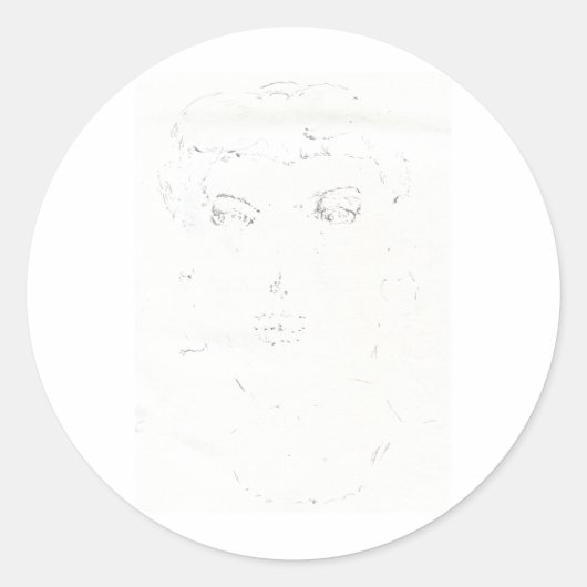 Sticker Rond Image parfaite (Devant)