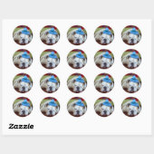 Sticker Rond Images Getty | Sick Young Puppy (Feuille)