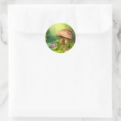 Sticker Rond Imaginaire champignon (Sac)