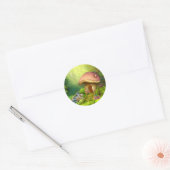 Sticker Rond Imaginaire champignon (Enveloppe)