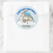 Sticker Rond Imaginaire Football DIEU (Sac)