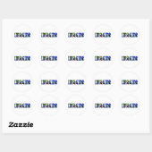 Sticker Rond Imaginez (Feuille)