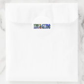 Sticker Rond Imaginez (Sac)