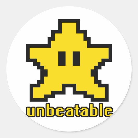 Sticker Rond Imbattable (Devant)