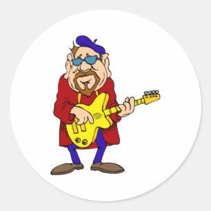 Sticker Rond Imbécile