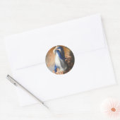 Sticker Rond Immaculate Conception de Virgin Mary Murillo (Enveloppe)
