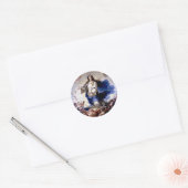Sticker Rond Immaculée conception (Enveloppe)