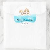 Sticker Rond immobilier professionnel maison agent immobilier p (Sac)