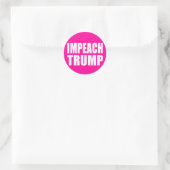 STICKER ROND "IMPEACH TRUMP" (Sac)