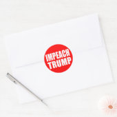 STICKER ROND "IMPEACH TRUMP" (Enveloppe)