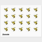 Sticker Rond Impossible d'annuler (Feuille)
