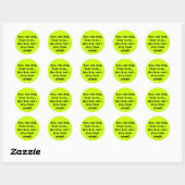 Sticker Rond Impossible de choisir votre famille (Feuille)