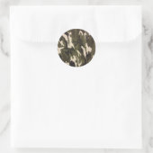 Sticker Rond Impression Camo (Sac)