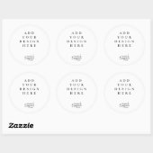 Sticker Rond Impression d'autocollants (Feuille)