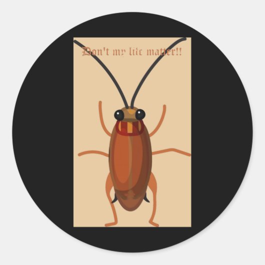 Sticker Rond Impression de gabarit (Devant)