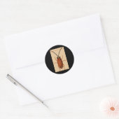 Sticker Rond Impression de gabarit (Enveloppe)