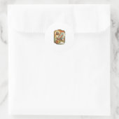 Sticker Rond Impression feuille Excel Jésus 50 pages blanches H (Sac)