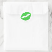 Sticker Rond Impression Lime Green Lime (Sac)