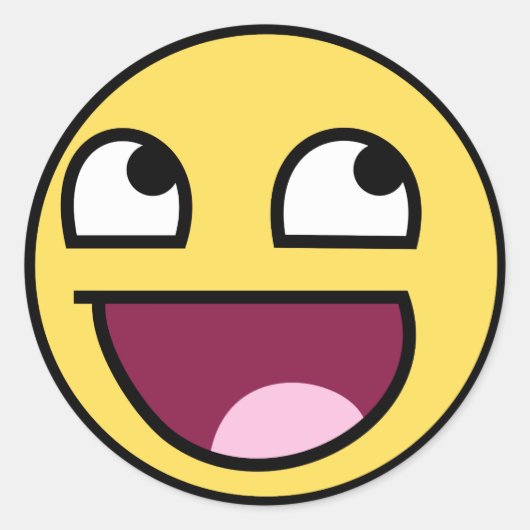 Sticker Rond impressionnant (Devant)