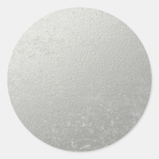 Sticker Rond Imprimé à l'huile d'argent (Devant)