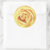 Sticker Rond imprimé rose jaune (Sac)