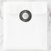 Sticker Rond IMPRIMER do-it-yourself MÉDAILLE Champion d'argent (Sac)
